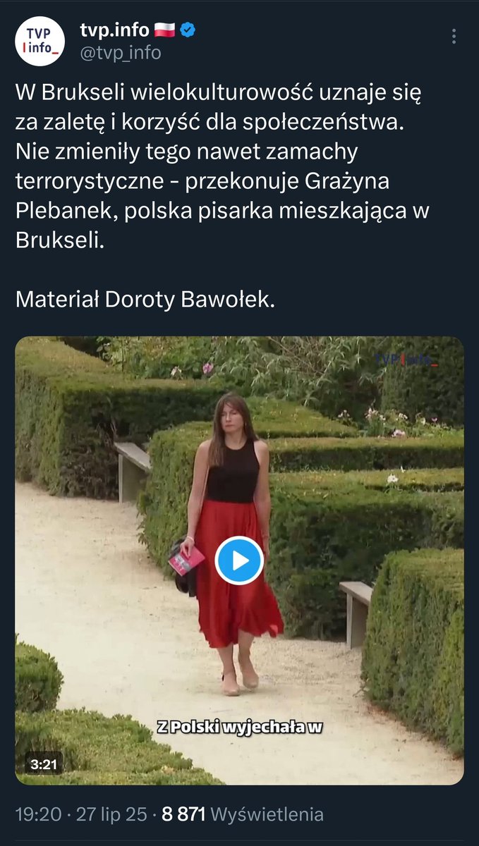 John Bingham (@mrjohnbingham) on Twitter photo Państwo pozwolą, że nie będę jak <a href="/DorotaBawolek/">Dorota Bawolek</a> i zamiast powoływać się na brednie jakiejś nawiedzonej pisarki, w sposób rzetelny (trudne słowo, pani Doroto) przedstawię FAKTY dotyczące postawy Belgów wobec migracji. Jedziemy: Państwo pozwolą, że nie będę jak <a href="/DorotaBawolek/">Dorota Bawolek</a> i zamiast powoływać się na brednie jakiejś nawiedzonej pisarki, w sposób rzetelny (trudne słowo, pani Doroto) przedstawię FAKTY dotyczące postawy Belgów wobec migracji. Jedziemy: