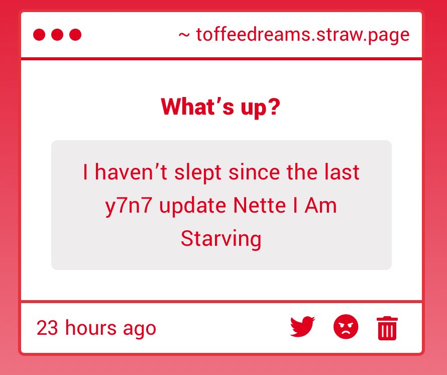 erotoffee's tweet image. You may have to starve longer I’m adjusting some things to fit it now that my 7n7 isn’t fs pilled anymore