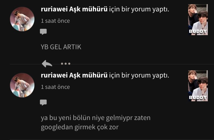 yeni bölüm niye gelmiyor!!!! (Daha 6 saat önce faln geldi😭😭😭😭😭