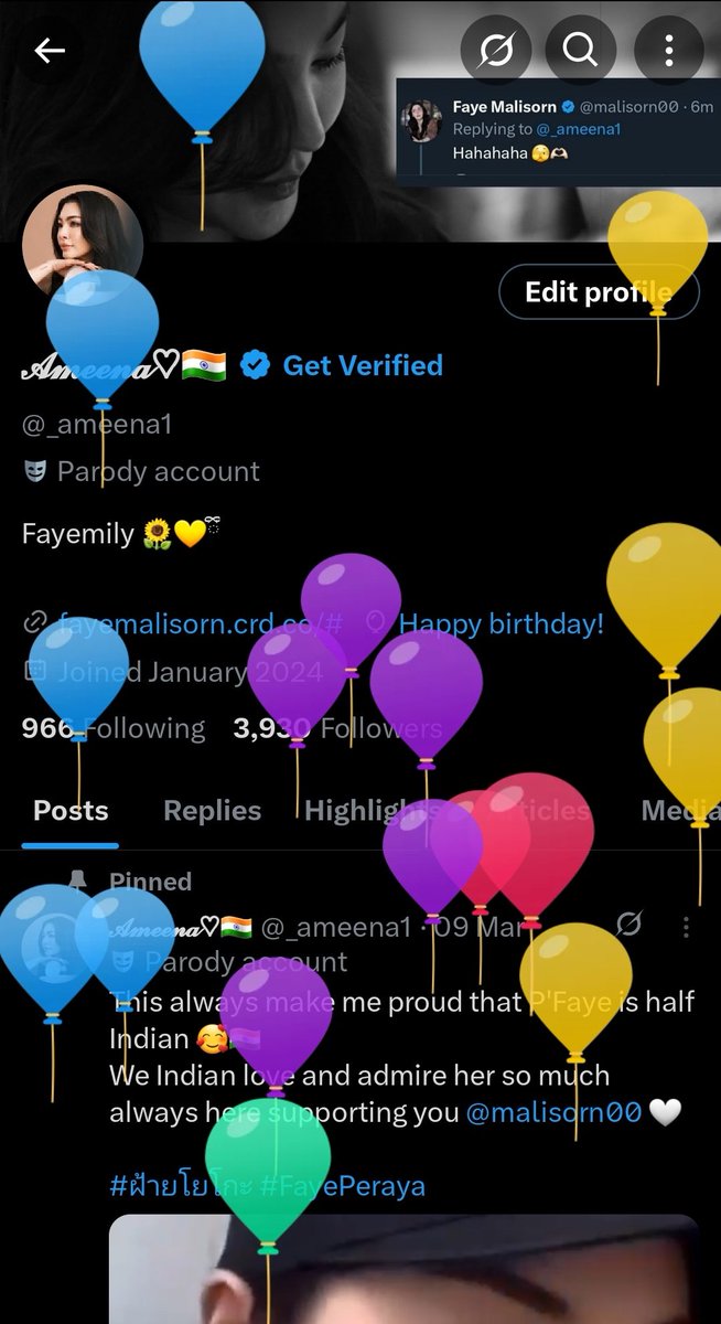_ameena1's tweet image. I see balloons yes it's my Birthday 🙂🎂
My wish God Give me good health,wealth, happiness, love 🤲🤍✨️