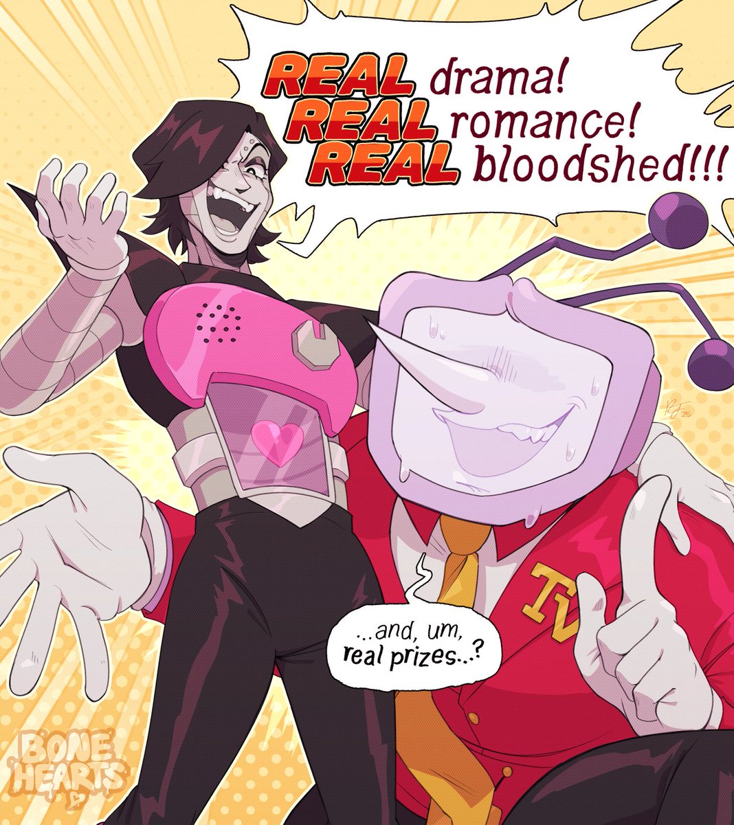 tenna's realizing just what he's getting into with his new co-host...
#undertale #deltarune #mettatenna