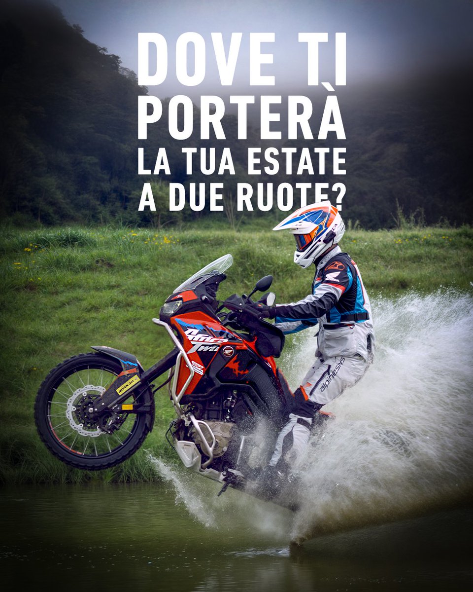 Che stiate finendo di programmare il viaggione di questa estate o che siate già in viaggio, fateci sapere quale meta avete scelto per quest'anno! Vi aspettiamo nei commenti 🍹😎

#Honda #HondaMoto #ThePowerOfDreams #RideWithStyle #AdventureReady