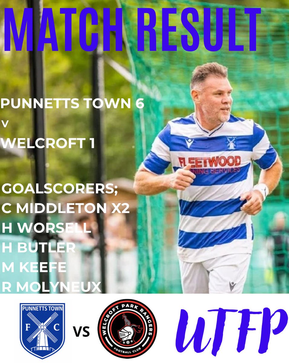 Punnetts Town FC (@punnettsfc) on Twitter photo Another 90 in the tank yesterday for the πβs with another 4 games coming up in the next 2 weeks leading to our first game of the season vs <a href="/BalcombeFC/">Balcombe FC</a>
UTFP πππ Another 90 in the tank yesterday for the πβs with another 4 games coming up in the next 2 weeks leading to our first game of the season vs <a href="/BalcombeFC/">Balcombe FC</a>
UTFP πππ