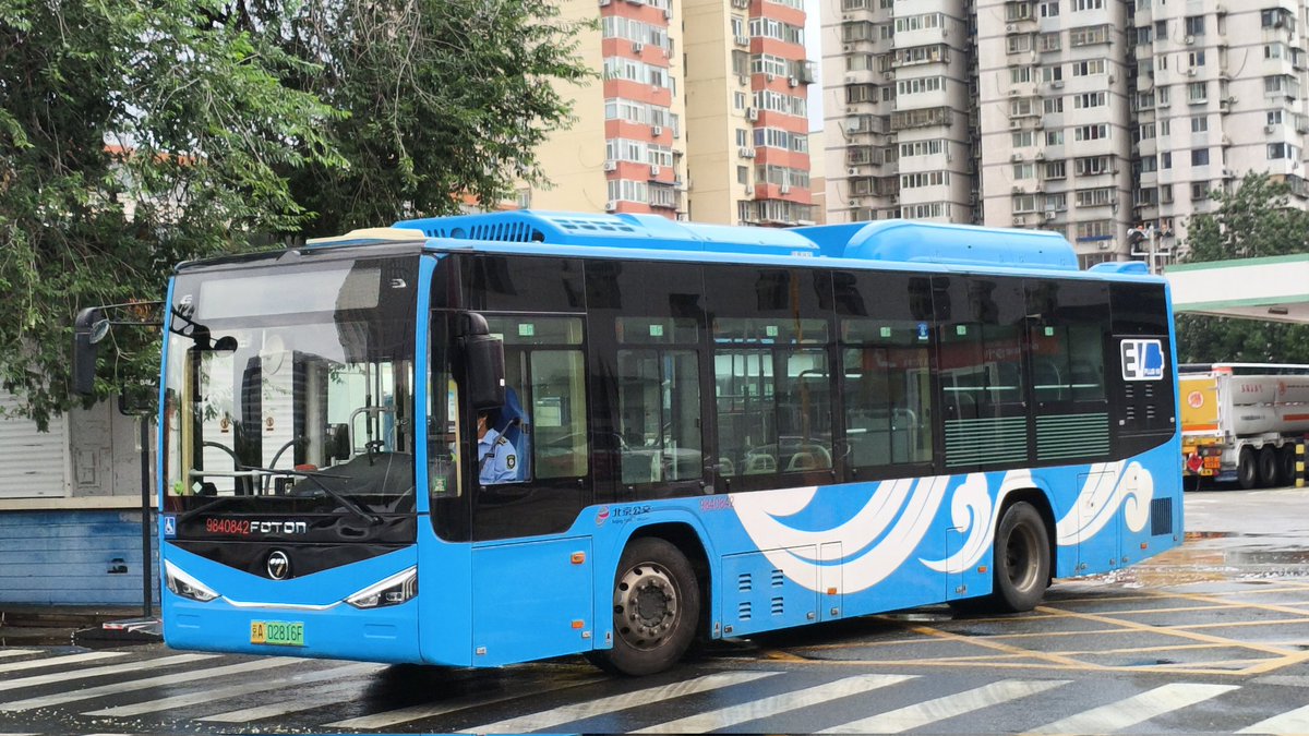 FOTON EV bus in Beijing  #busfan #busphoto