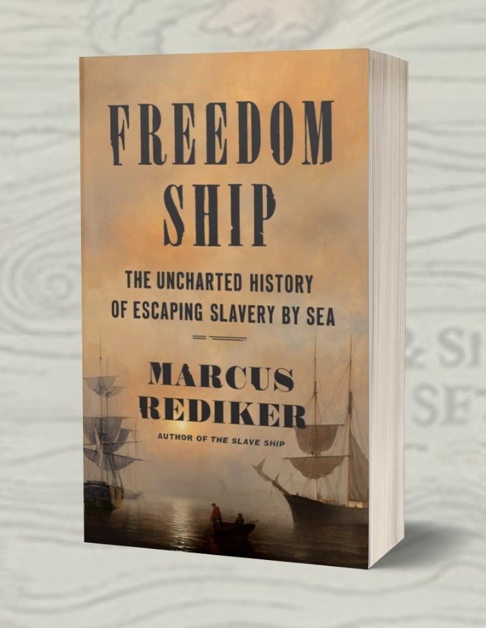 tonyjballas's tweet image. Marcus Rediker just gave an excellent interview on his latest book Freedom Ship:
The Uncharted History of Escaping Slavery by Sea with Gerald Horne for KPFK Los Angeles. It should air in the coming weeks—Stay Tuned!