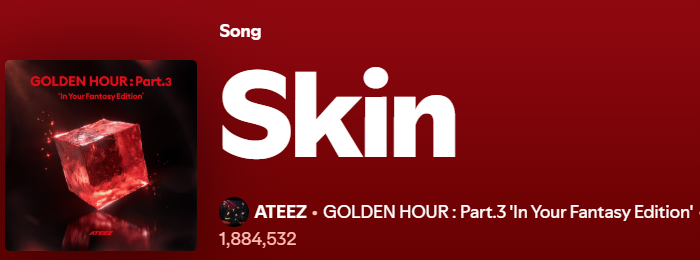 _SeonghwaWorld_'s tweet image. Skin reached 1.884.532 streams on Spotify in 16 days. 🌟
Can we reach 2M in two days?? Let's go!
→open.spotify.com/track/4h3sIdIY…
#SkinBySeonghwa #Seonghwa