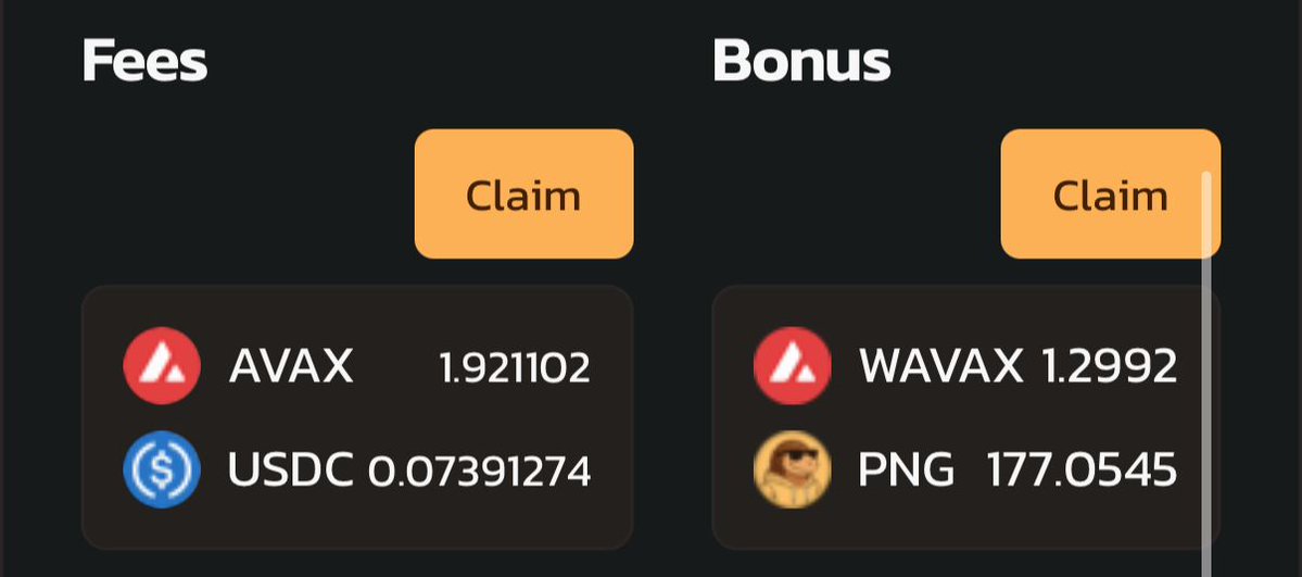 bubits_'s tweet image. Making money in crypto never felt easier.
Threw somewhere around 14k on pangolin providing liquidity for AVAX/USDC and im collecting 300$ per day
Gonna make my money back in less than 30 days
Only on Avax 🔺