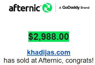 Alhamdulillah! Popular Arabic/Muslim female name. HT of 5 months. #Domains #domainforsale #domaining