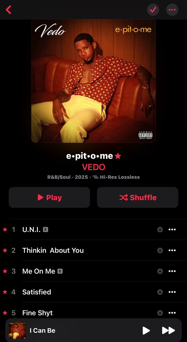 DFitSensai's tweet image. Yeah if this doesnโt win R&B album of the year or any award for that matter; Iโm convinced yall lost touch of what R&B truly is. I said what I said ๐คท๐พโโ๏ธ
Go listen if you wanna argue, I got time today @VedoTheSinger ๐ฅ๐ฅ๐ฅ๐ฅ