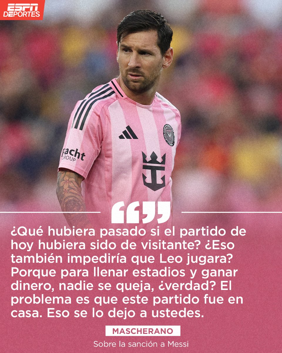 ESPNDeportes's tweet image. A Mascherano no le agradó mucho la sanción a Messi. 👀