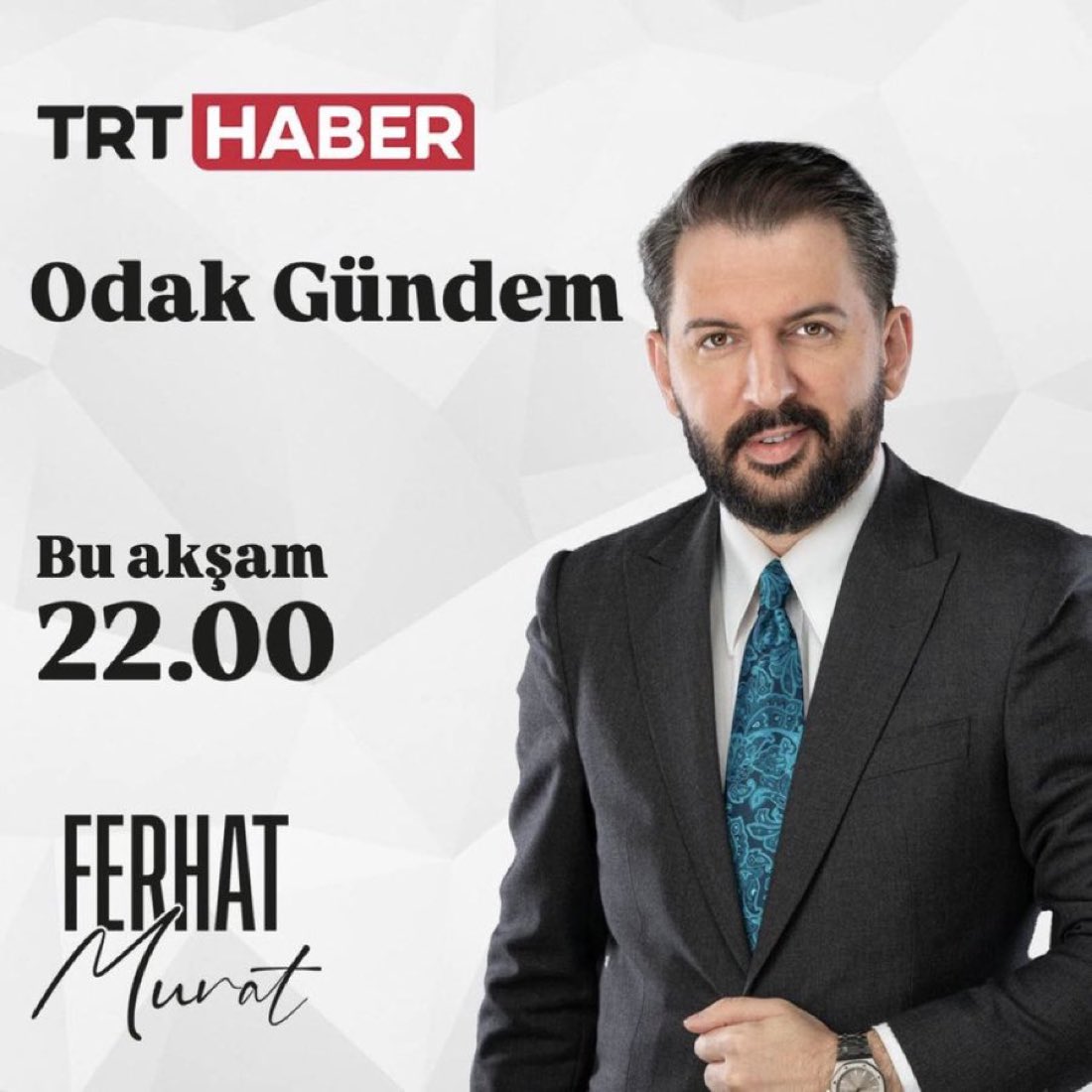 ferhatmurat's tweet image. Birazdan TRT Haber ekranlarında olacağım.
Yayında görüşmek üzere…