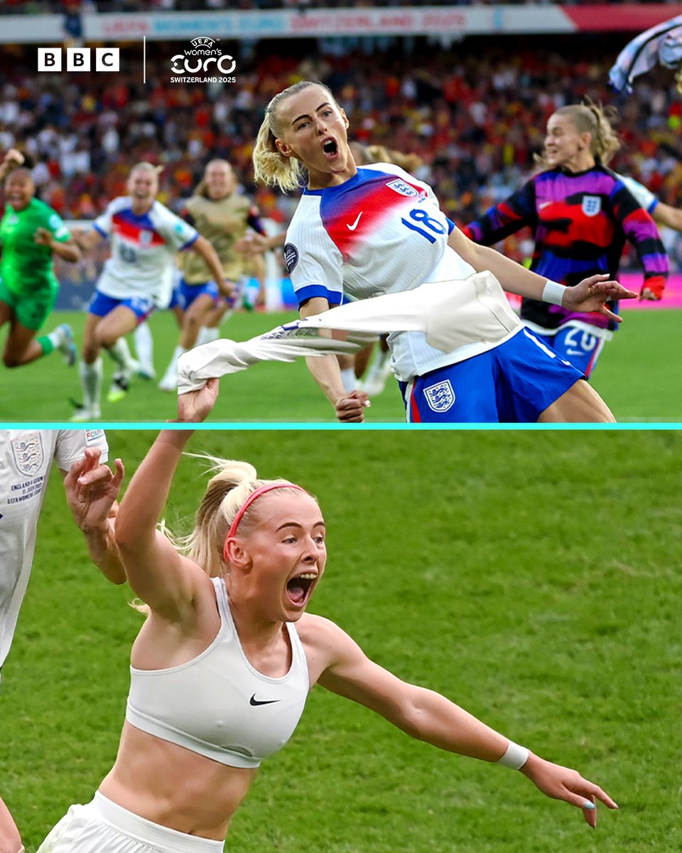 Imagine clinching the Euros for your country....TWICE! 🏆🏆

Chloe Kelly, take a bow! 👏👏👏

#BBCFootball #WEURO2025