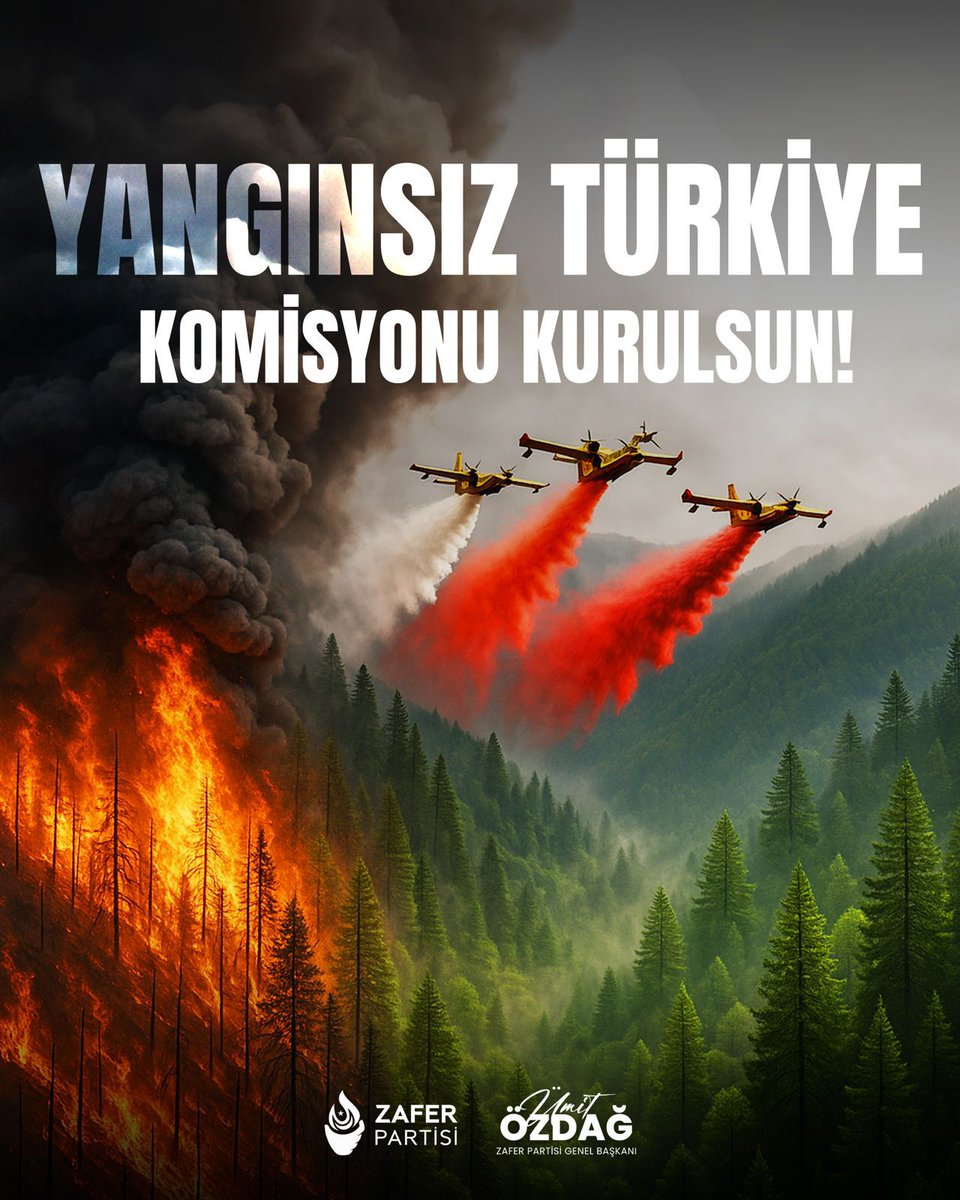 Vatan ana gibi kutsaldır! 

#YangınsızTürkiyeKomisyonuKurulsun
<a href="/zaferpartisi/">Zafer Partisi</a>