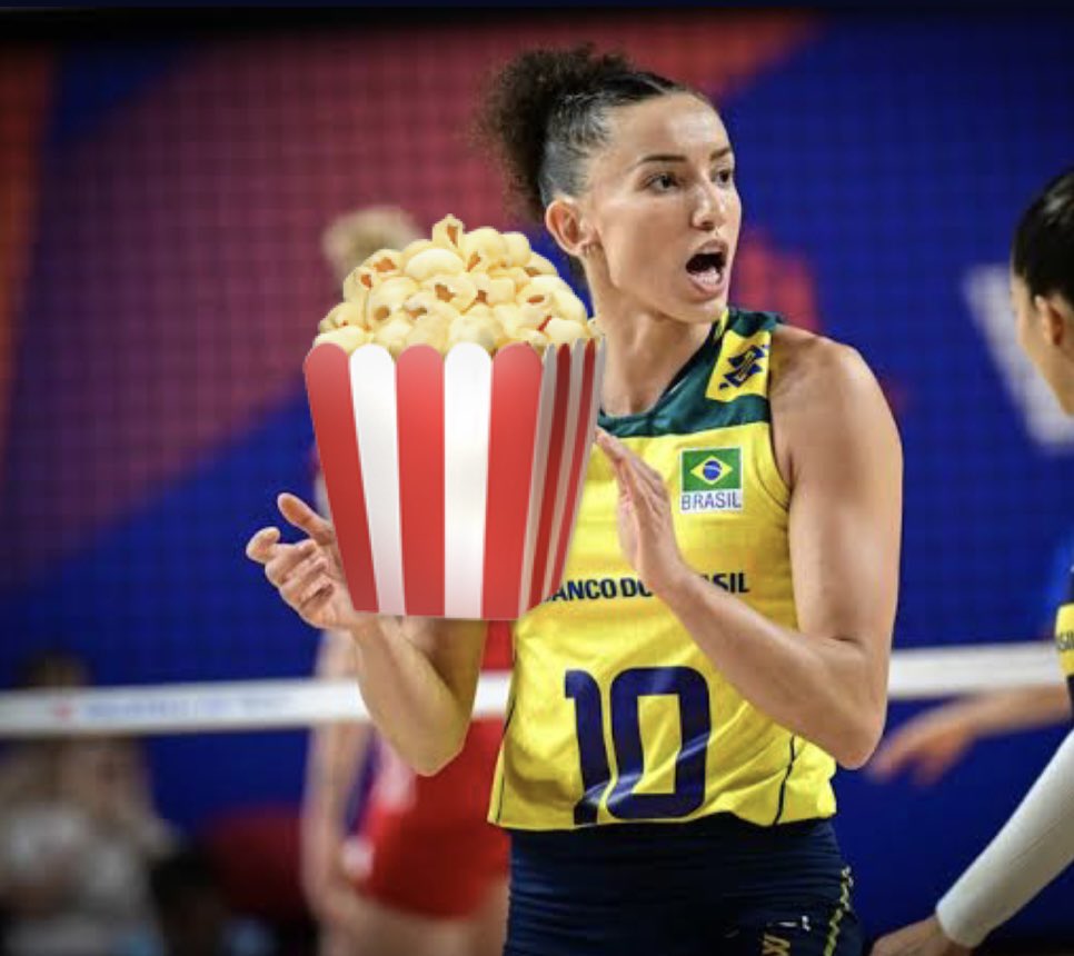 Daniiilord's tweet photo. Uma pipoca quentinha ai? #voleilNoSportv https://t.co/SPZGMoNbky