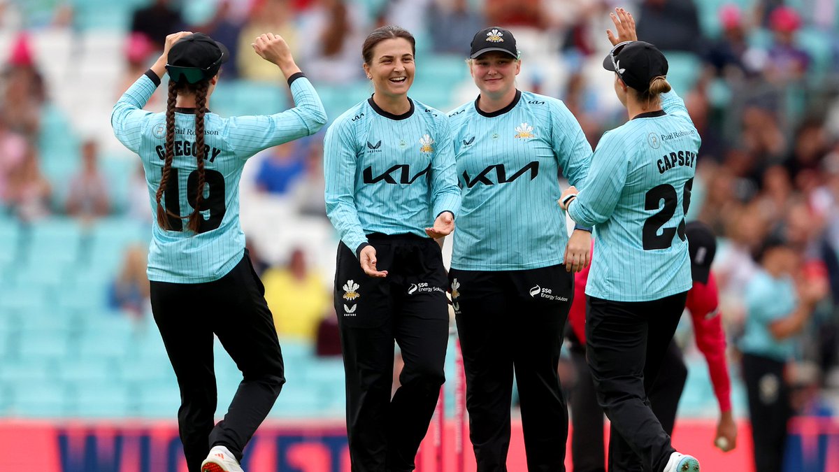 PCA's tweet image. They were the team to beat all tournament & delivered when it mattered most in the final 🏆
Huge congratulations to the first Women's @VitalityBlast winners, @surreycricket 🍾
#Blast25