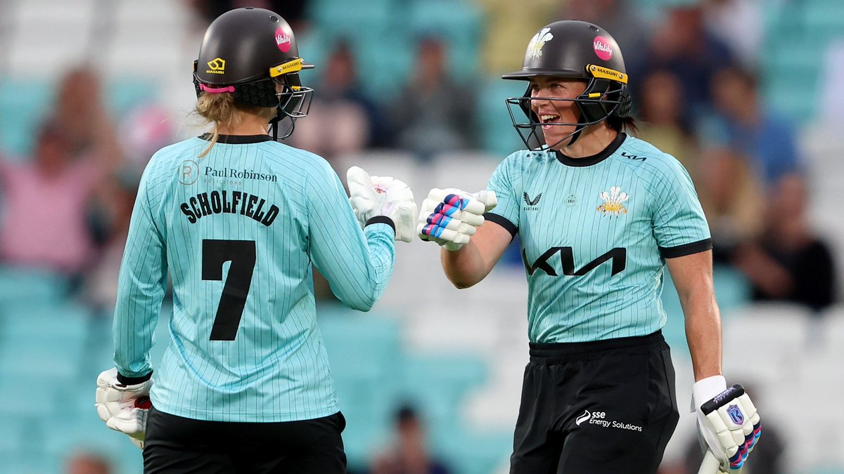PCA's tweet image. They were the team to beat all tournament & delivered when it mattered most in the final 🏆
Huge congratulations to the first Women's @VitalityBlast winners, @surreycricket 🍾
#Blast25