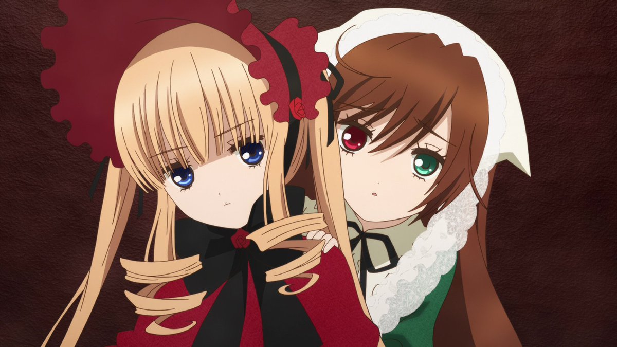 TheLostSnail2's tweet image. Cute. They're just too cute.
Anime: Rozen Maiden Zuruckspolen.