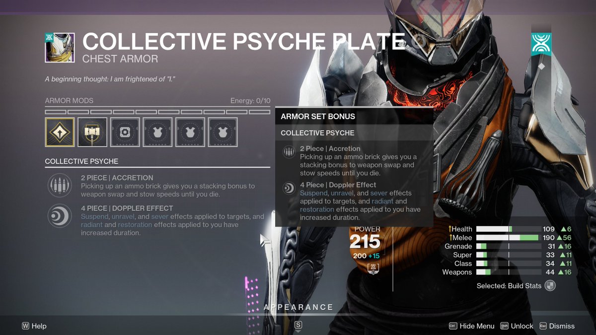 AboveTP's tweet image. Something I'd love to see Bungie lean into more.
Let us include ONE weapon in set bonuses!
Would allow for much more diverse build crafting to mix & match sets for various bonuses. Imagine being able to extend resto/sever & reduce splash damage at the same time.