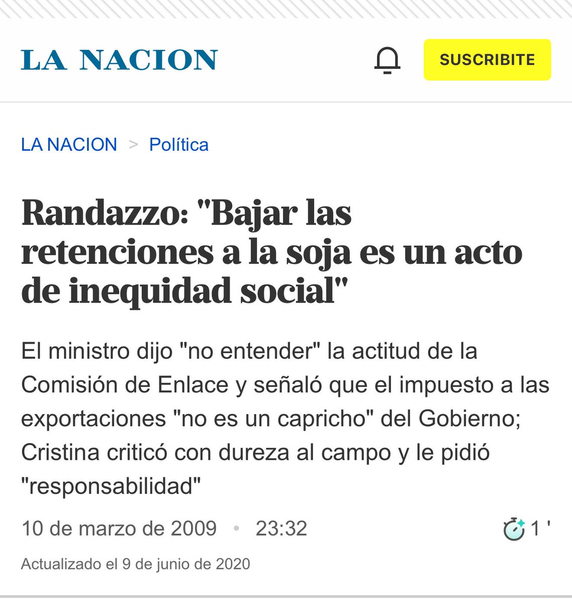 Agustín Laje (@agustinlaje) on Twitter photo <a href="/RandazzoF/">Florencio Randazzo</a> En 2009, el chanta de Randazzo decía que “bajar las retenciones es un acto de inequidad social”. <a href="/RandazzoF/">Florencio Randazzo</a> En 2009, el chanta de Randazzo decía que “bajar las retenciones es un acto de inequidad social”.