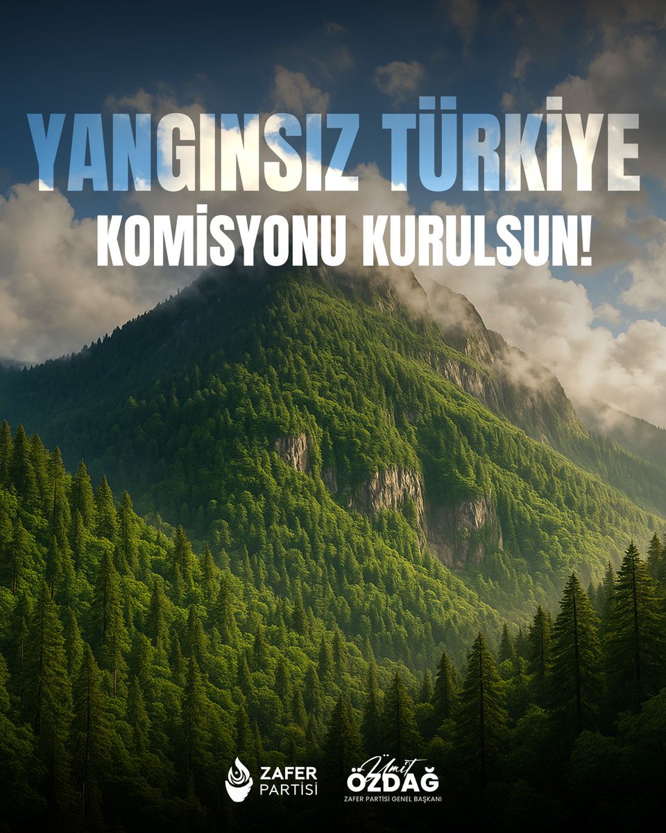 #YangınsızTürkiye 
<a href="/Zafer_Malatya/">ZAFER PARTİSİ MALATYA</a> 
<a href="/zaferpartisi/">Zafer Partisi</a> 
<a href="/umitozdag/">Ümit Özdağ</a>
<a href="/ErtuganMusa/">MUSA ERTUGAN</a> 
<a href="/TCTarim/">T.C. Tarım ve Orman Bakanlığı</a> 
<a href="/TBMMresmi/">TBMM</a> 
#OrmanVatandır 
#OrmanlarımızYanıyor 
#ormanlarımızyanmasın
