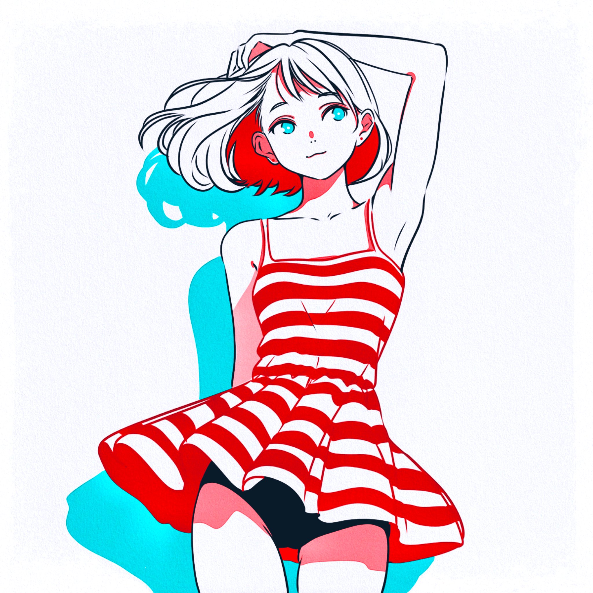 絵描きhiro C 「花」 火花(ひばな) on X: 