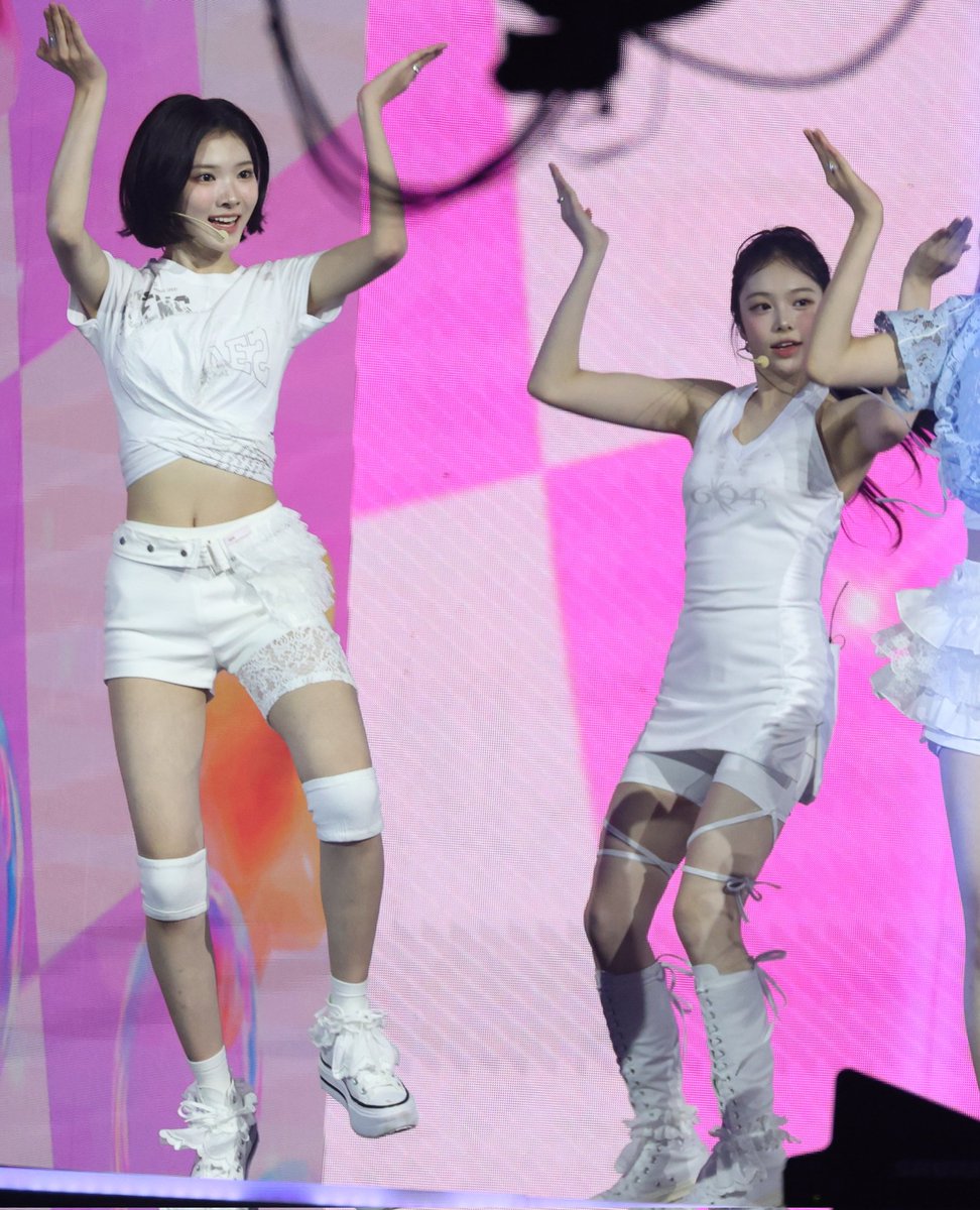 YooyeonS5_'s tweet image. 250727 가요대전 #지우 #jiwoo #IAN #이안 #Hearts2Hearts #하츠투하츠