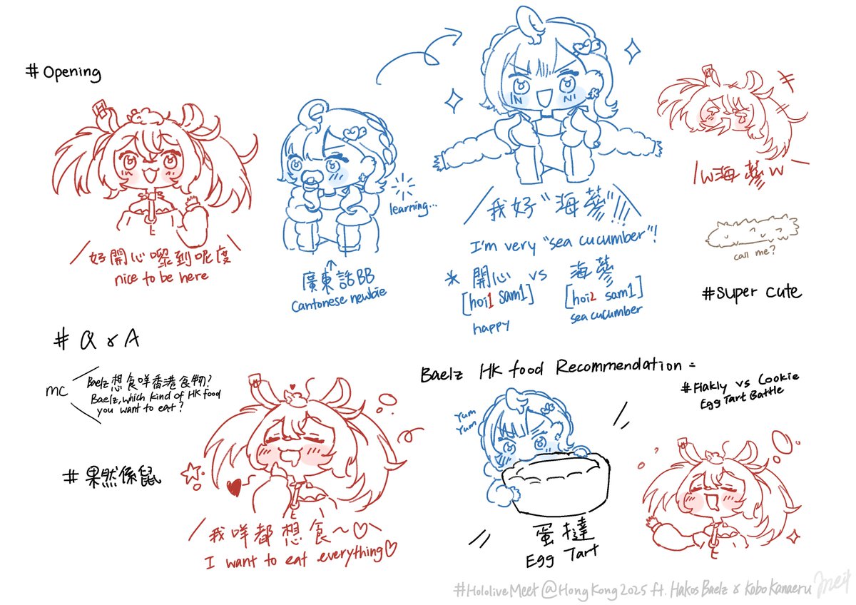 @414_Mei4: RT by @kobokanaeru: #hololiveMeet Quick Notes!!! #BaelzBrush #AeruSeni