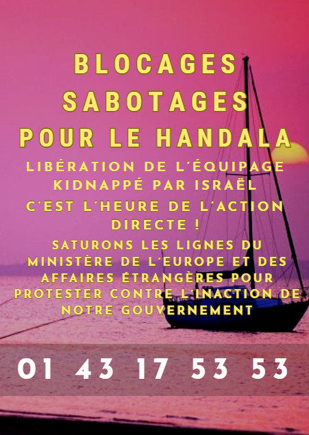 Sur une excellente idée de
bsky.app/profile/bichey…, on PEUT bloquer. La saturation de l'unique ligne téléphonique du ministère de l'Europe et des affaires internationales de <a href="/jnbarrot/">Jean-Noël Barrot</a> 
est actuellement notre seul moyen de pression. #AllEyesOnHandala #FreeGaza