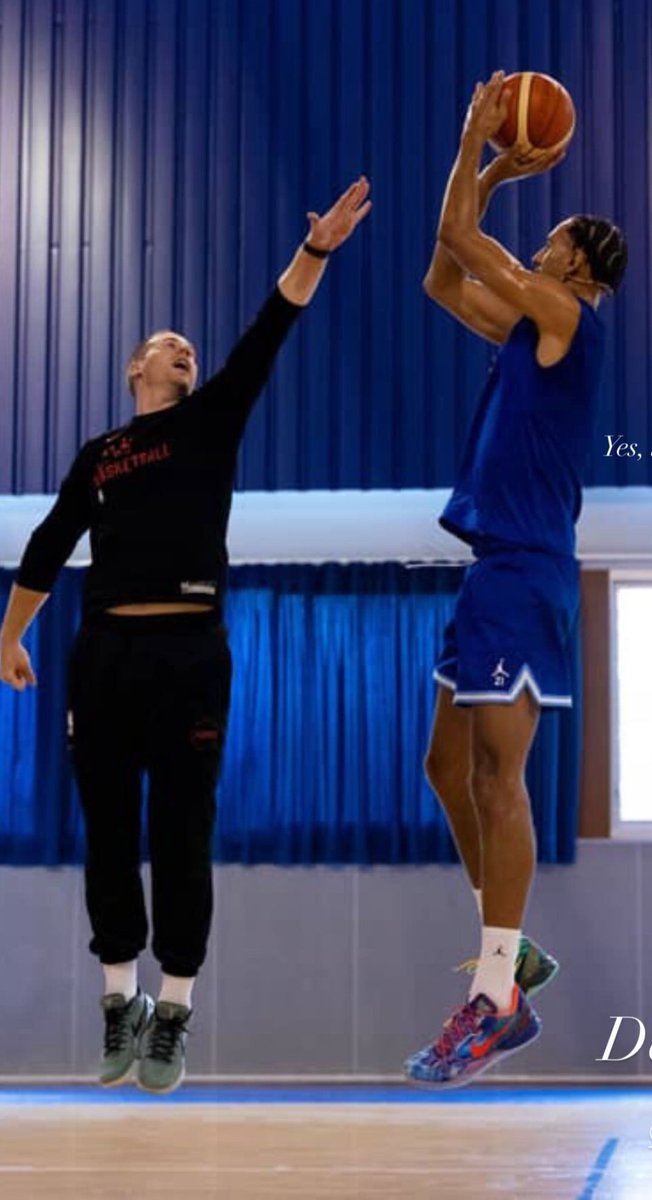 Zaccharie Risacher is preparing for the new season, and also getting ready for his first Eurobasket. 💪💪👀