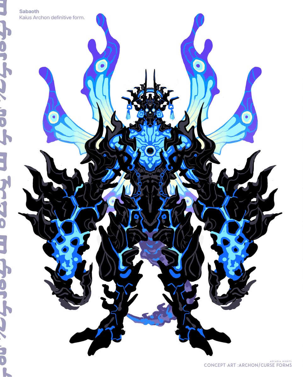I really like how this design for Kaius' Archon form came out, so I wanted to show it :o