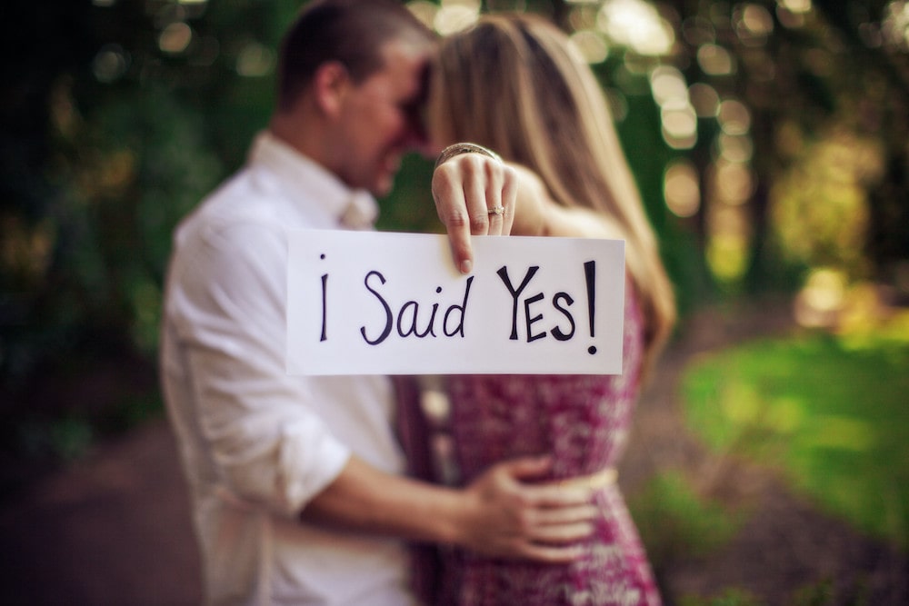 She finally said yes! Can you help us for our wedding hashtag? 
Bride's name: Anna
Groom's name: monad maxi