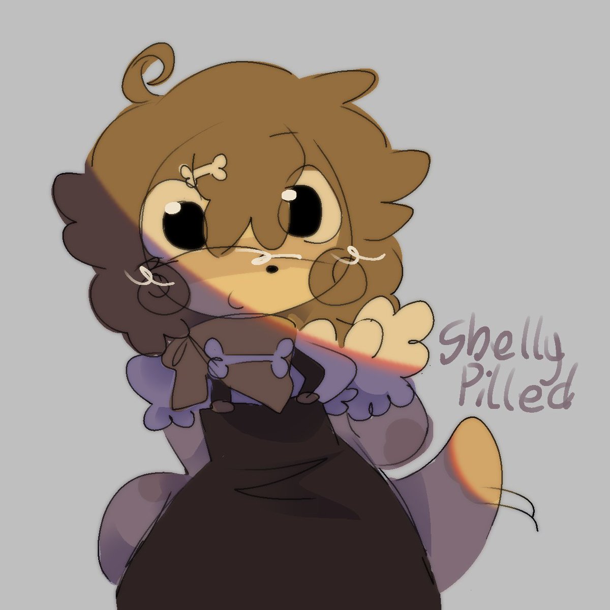 🦴 94  #dwdailyshelly   err burpp I actually like this im gonna  #dwshelly #dandysworld #shellyfossilan