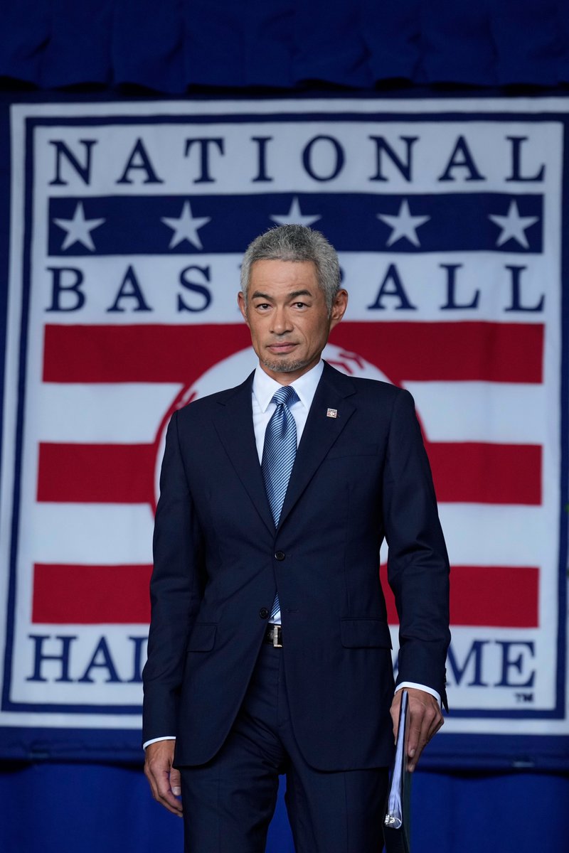 MLBJapan's tweet image. アメリカ野球殿堂にその名が刻まれる。
#イチロー の殿堂入りを盛大に祝いましょう！！
#祝51 #HOF