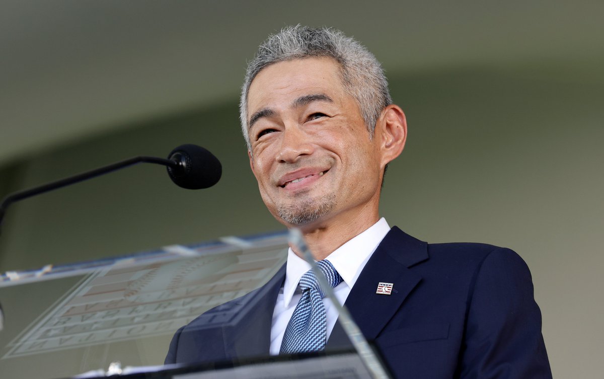 MLBJapan's tweet image. アメリカ野球殿堂にその名が刻まれる。
#イチロー の殿堂入りを盛大に祝いましょう！！
#祝51 #HOF