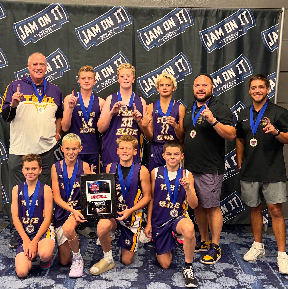 TSBA ELITE 6th Grade takes 1st at the Grand Finale in Las Vegas🏀💜💛