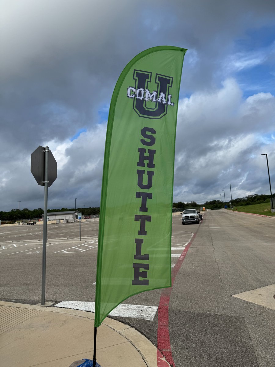 See you tomorrow morning for Open Ceremony beginning at 8:30! Don't forget, there's a Comal U shuttle if you have to park a little further away. It's going to be a great week!! 📗✏️💚