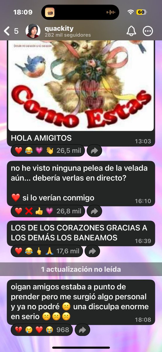 MpatitoQ2's tweet image. Tranqui Quackity, no pasa nada 🫂❤️‍🩹 ya será otro día :(