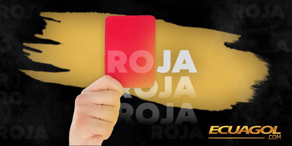 ECUAGOL's tweet image. 49’ Luis Arroyo de @DCuencaOficial salió expulsado, tras dar un codazo a la cara de Carabajal
#CUE 0-1 #IDV #LigaPro #Ecuagol