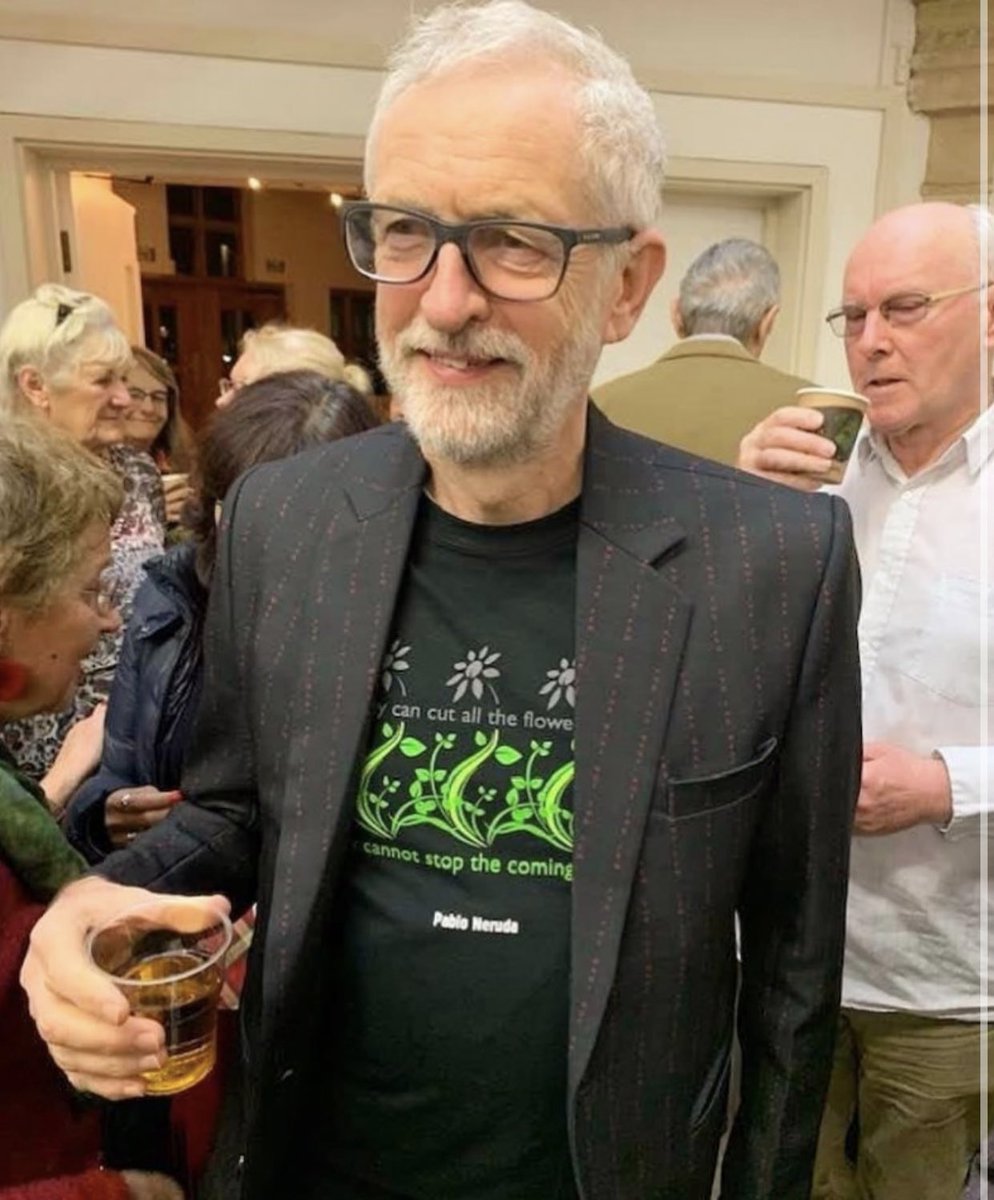 They can cut all the flowers, but they cannot stop the coming of spring.

#JeremyCorbyn #YourParty 🌱