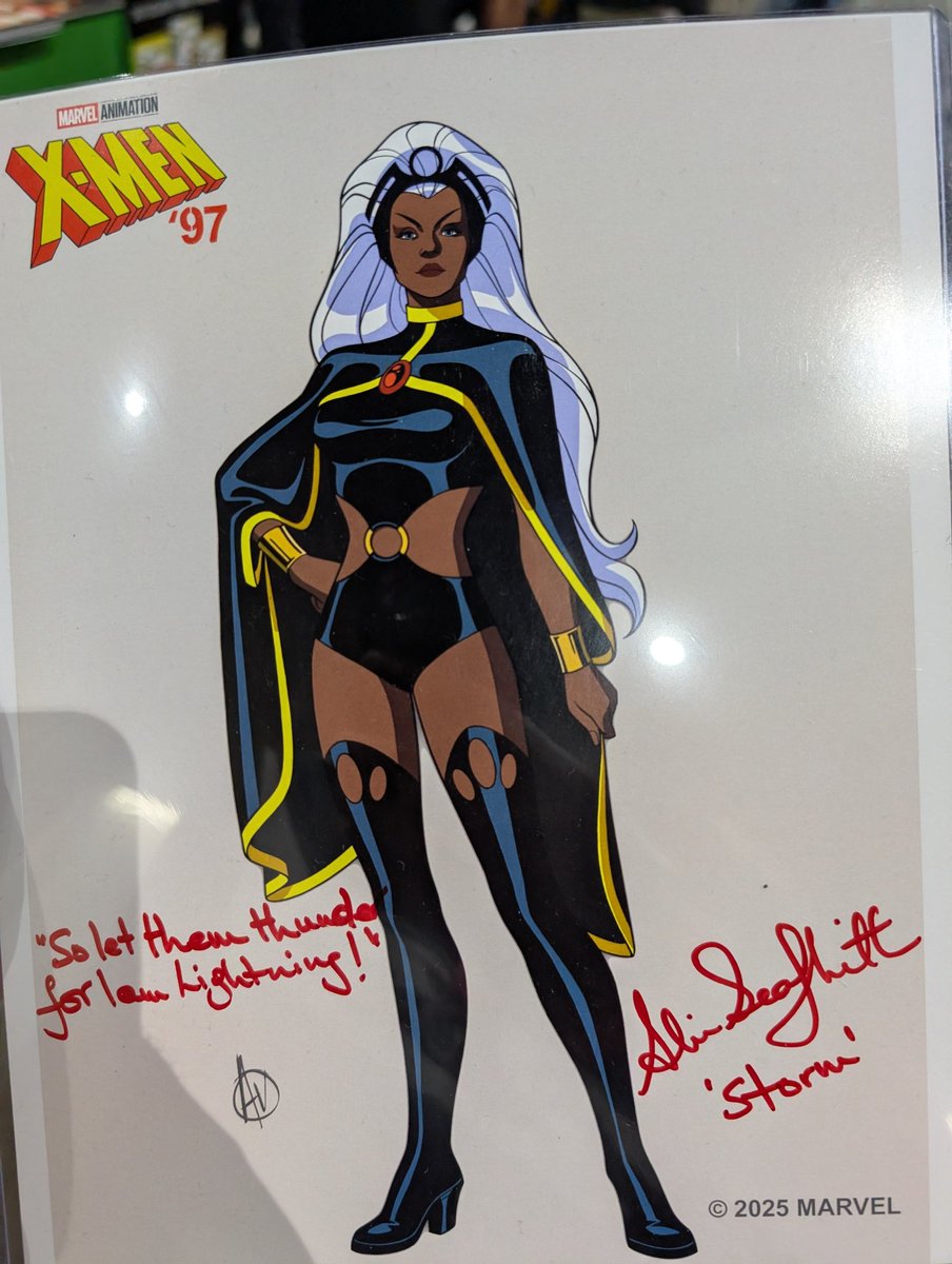 BuzzWorthyRadio's tweet image. #xmen #xmen97 met Storm herself, @ASealySmith!