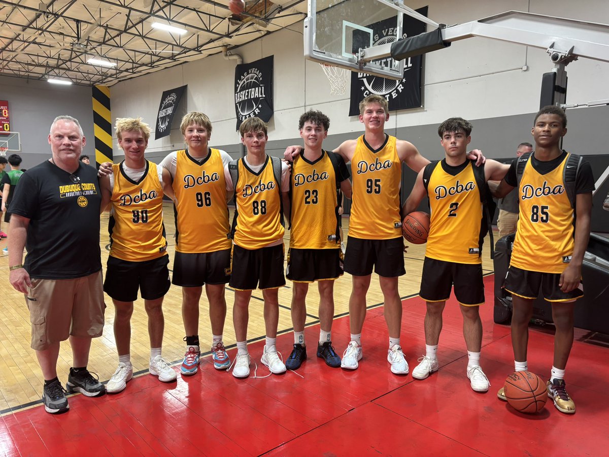 Dubuque County Basketball Academy (@academydubuque) on Twitter photo These guys end the weekend out in Vegas at <a href="/BigfootHoops/">Bigfoot Hoops</a> Las Vegas Classic 2-2 after a tough game against Northwest Premier, 68-78. Fun 2 years of making this event happen with this crew!
Final game scoring leaders:
Drake M. 22
Tevin S. 21
Mekhai R. 9
Colton M. 8
Cooper P. These guys end the weekend out in Vegas at <a href="/BigfootHoops/">Bigfoot Hoops</a> Las Vegas Classic 2-2 after a tough game against Northwest Premier, 68-78. Fun 2 years of making this event happen with this crew!
Final game scoring leaders:
Drake M. 22
Tevin S. 21
Mekhai R. 9
Colton M. 8
Cooper P.