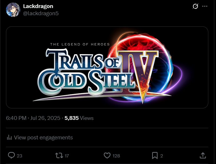 lackdragon5's tweet image. With the experiment now over using this totally fair and reasonable way to measure which game is best
Cs4 got the most likes and cs2 got the most positive interactions so those are the front runners
while cs1 was one of the 2 to break 100 likes
which then also leaves cs3 last