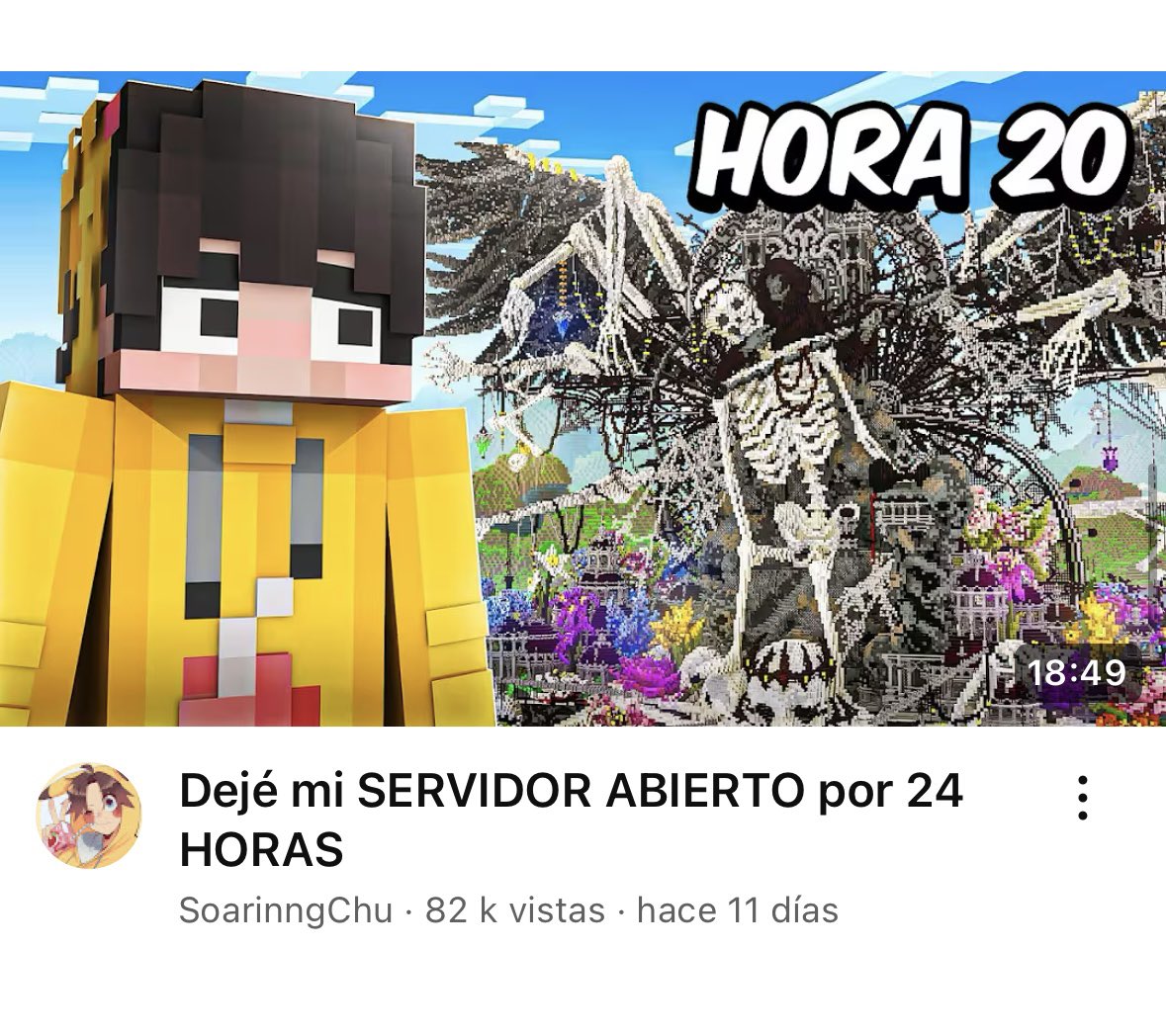 Soaringchuu's tweet image. Hola, hoy haré la segunda versión de este video, pero esta vez Dejando mi servidor abierto por 48 horas, prendo stream en 30 minutos para los que quieran participar
