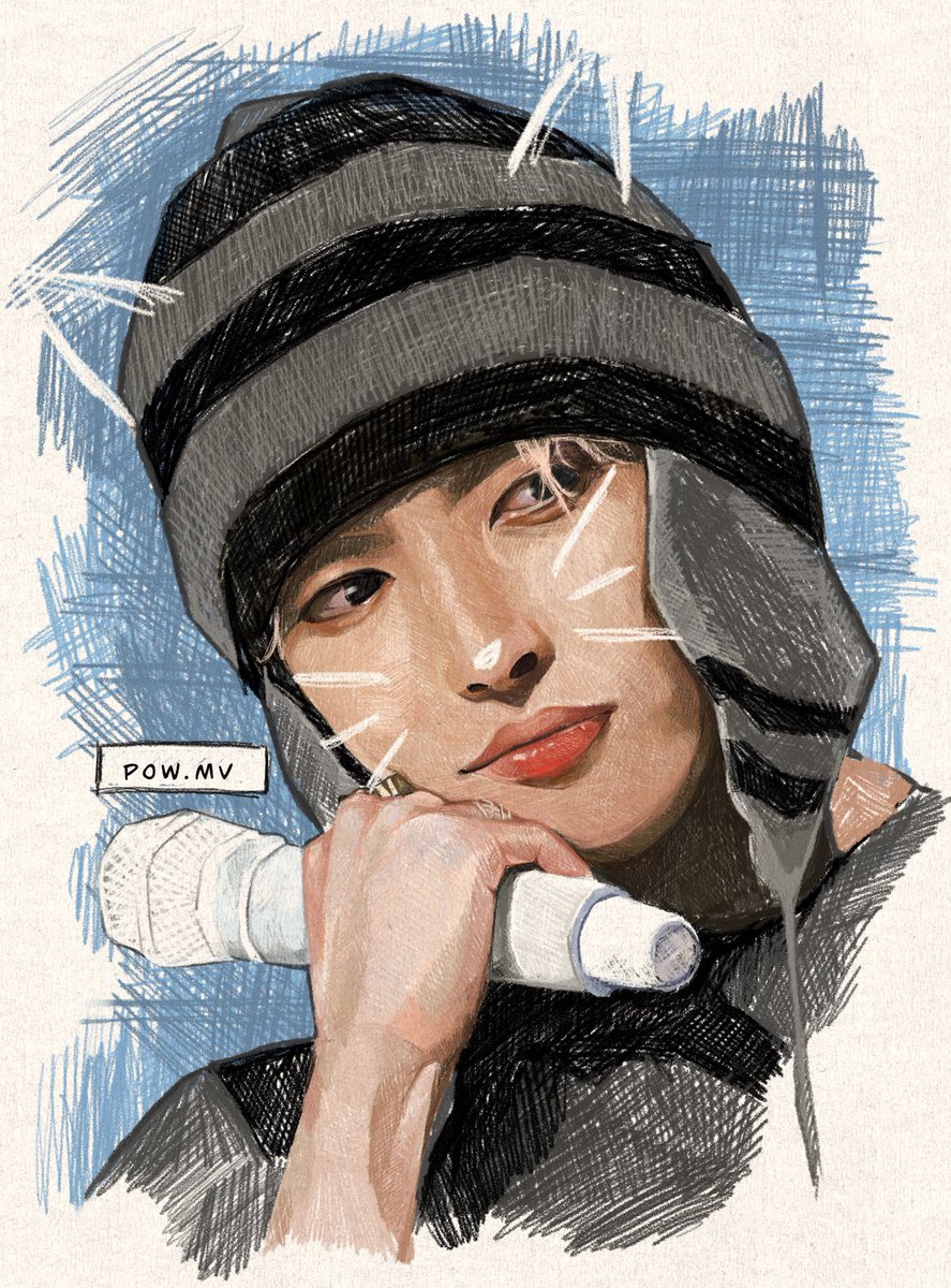 powsart's tweet photo. Here is another work I’ve never got to post here. I regret not re-uploading earlier 🤍 #AteezFanrt #HONGJOONG #ATEEZ #에이티즈 https://t.co/UoYyV9MtWf