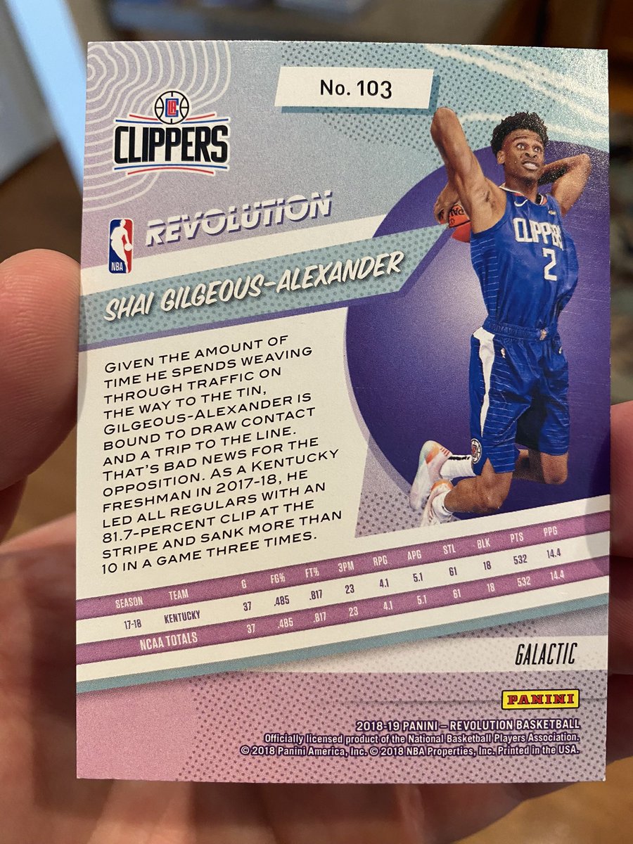 Mike_BST_Cards's tweet image. Lot 370

Final Post

SGA Revolution Galactic SSP Rookie

$900

@TheHobby247 @sports_sell
@CardboardEchoes @Hobby_Connect @SportsSell3 @Nolacardtweets @HobbyRetweet_  

#BigSmeeStackSale day 5

$1.50 PWE $5 BMWT (US Only)