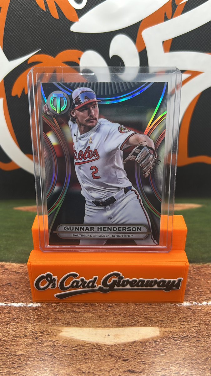 Orioles win!! Like retweet and follow! I’ll select one lucky winner to receive this Gunnar Henderson card tomorrow during the Os game! #Birdland