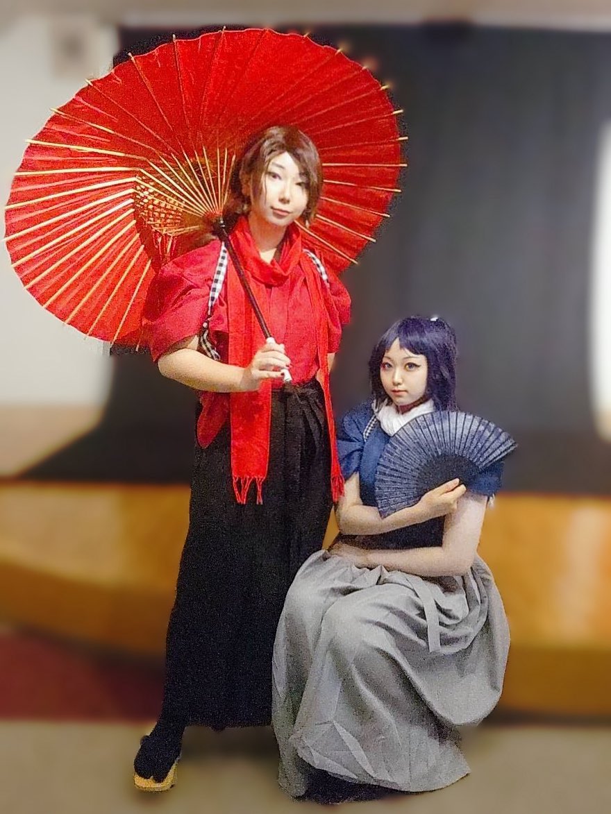 marron_sakuno's tweet image. 【Cosplay／コスプレ】
.

.
扱いにくさもまた魅力
.

.
【大和守安定:マロン】
【加州清光:いつき(@ituki_mirusen )】
【photo📸:マリア(@mariacos0314 )】
 #Cosplay  #あに街高取