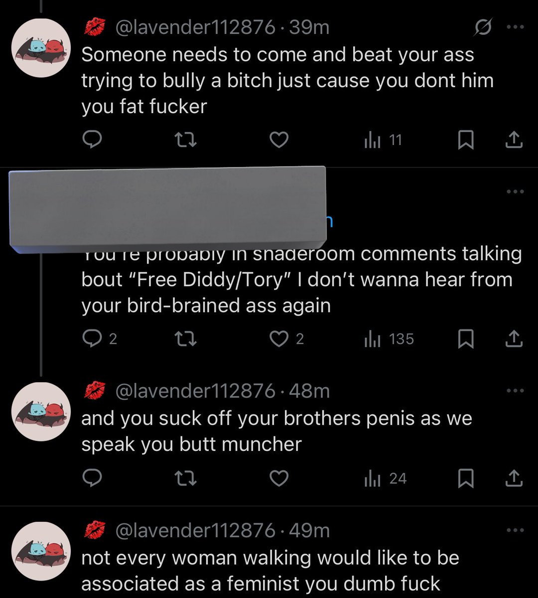ouppyleb's tweet image. 🚨🚨 PLEASE REPORT THIS USER

i dont what to tell you cause the tweets speak for themselves when my oomf was simply talking about the fact that op (who is now priv) is going to an abuser&apos;s concert and this is the response she gets.