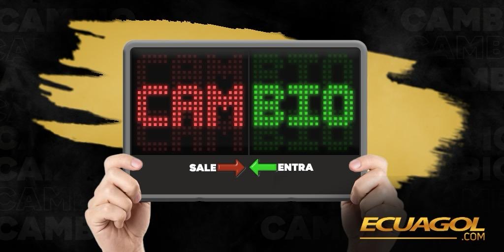ECUAGOL's tweet image. 61' Cambio en @IDV_EC :
➡️ Aaron Rodríguez
⬅️ Emerson Pata
#CUEN 0-1 #IDV #LigaPro #Ecuagol