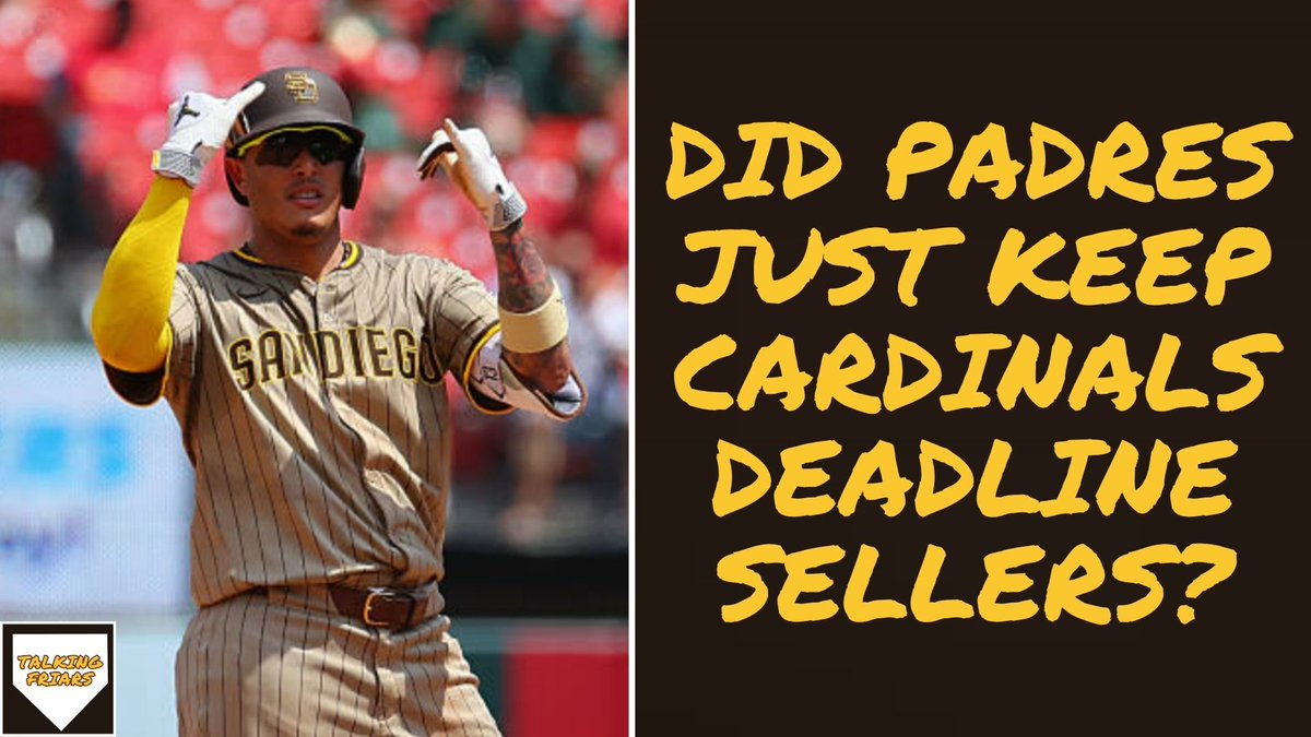 TalkingFriars's tweet image. It's Trade Deadline Week! Padres split with Cardinals
Watch: youtube.com/live/wYMVHnlMy…
Listen: linktr.ee/talkingfriars